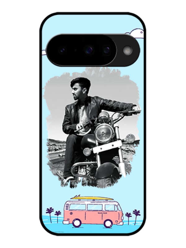 Custom Google Pixel 10 5G Custom Glass Phone Case - Travel & Adventure Design