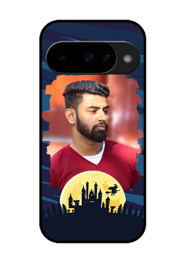 Google Pixel 10 5G Custom Glass Phone Case - Halloween Witch Design