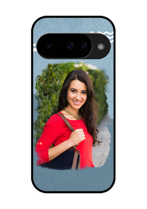 Google Pixel 10 5G Custom Glass Phone Case - Grunge Line Art Design