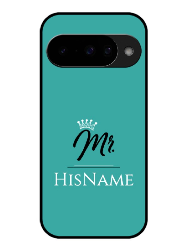 Custom Google Pixel 10 5G Custom Glass Phone Case - Mr With Name Design
