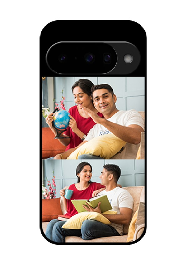 Google Pixel 10 5G Custom Glass Phone Case - 2 Images Design
