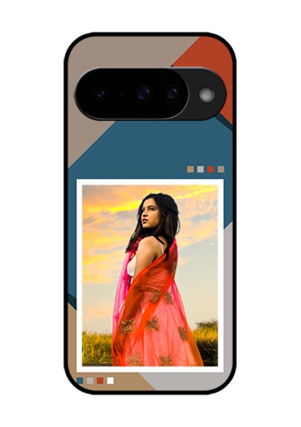 Google Pixel 10 5G Custom Glass Phone Case - Retro Color Pallet Design