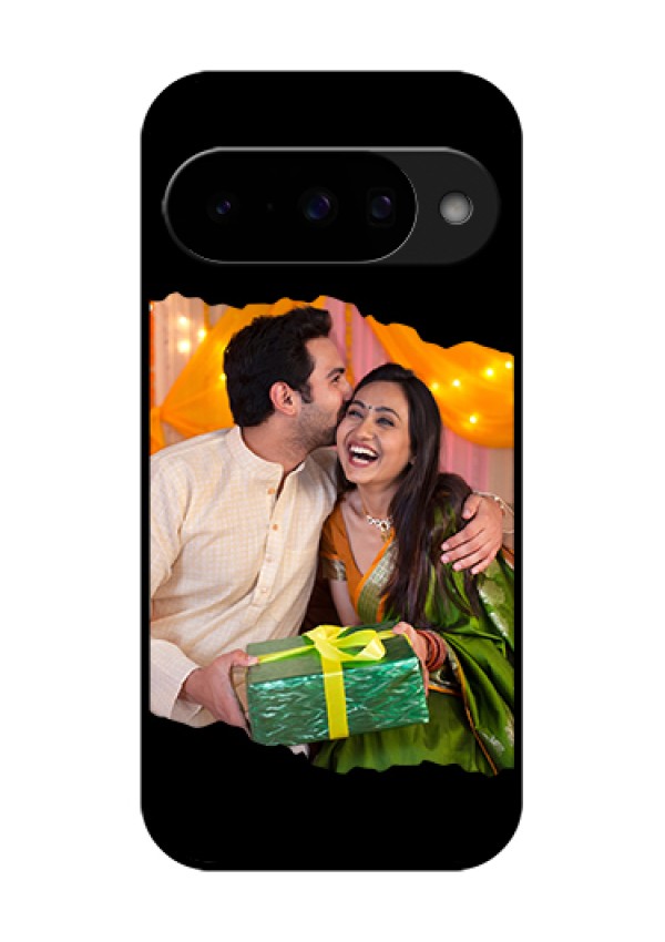 Google Pixel 10 5G Custom Glass Phone Case - Tear - Off Design