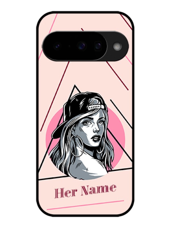 Custom Google Pixel 10 5G Custom Glass Phone Case - Rockstar Girl Design