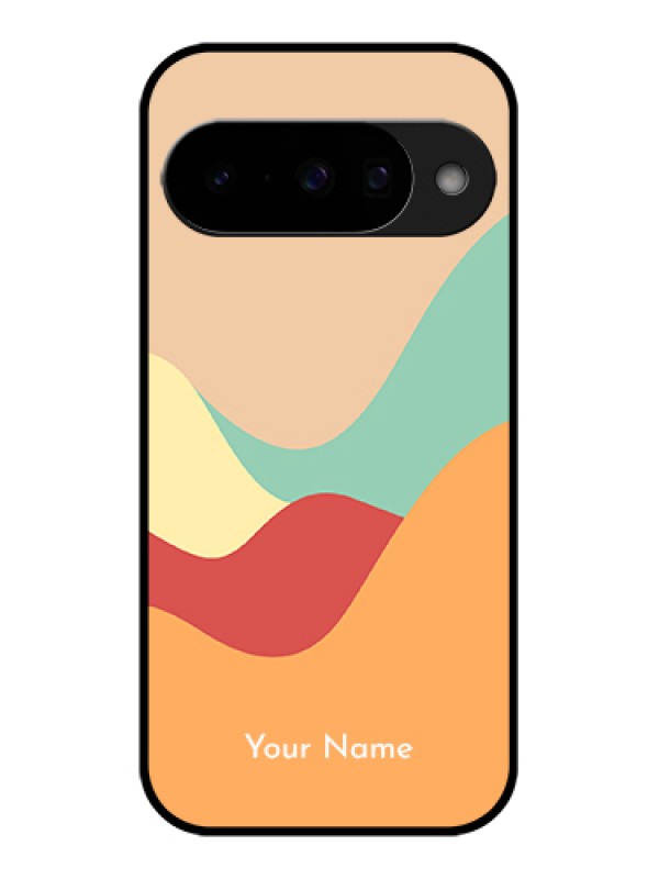 Custom Google Pixel 10 5G Custom Glass Phone Case - Ocean Waves Multi - Colour Design