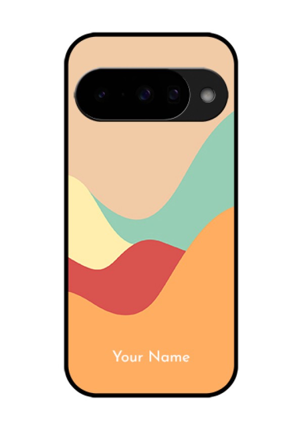 Google Pixel 10 5G Custom Glass Phone Case - Ocean Waves Multi - Colour Design