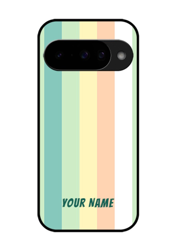 Google Pixel 10 5G Custom Glass Phone Case - Multi - Colour Stripes Design