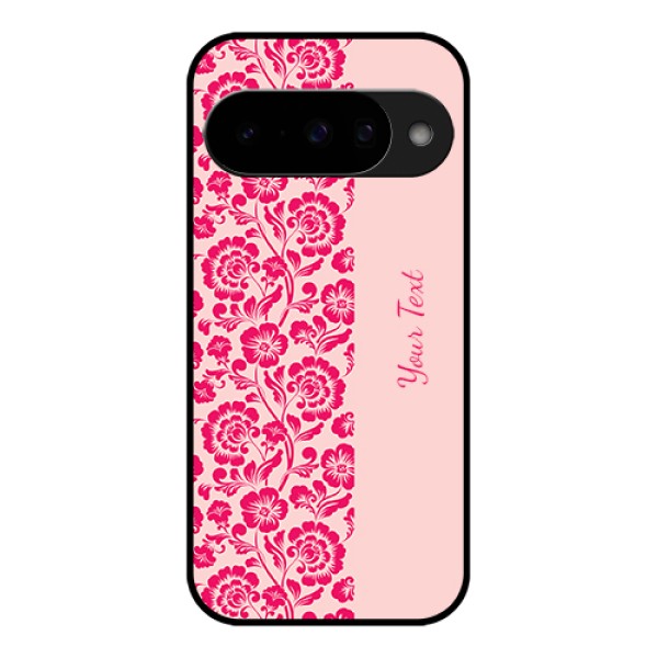Google Pixel 10 5G Custom Glass Phone Case - Attractive Floral Pattern Design