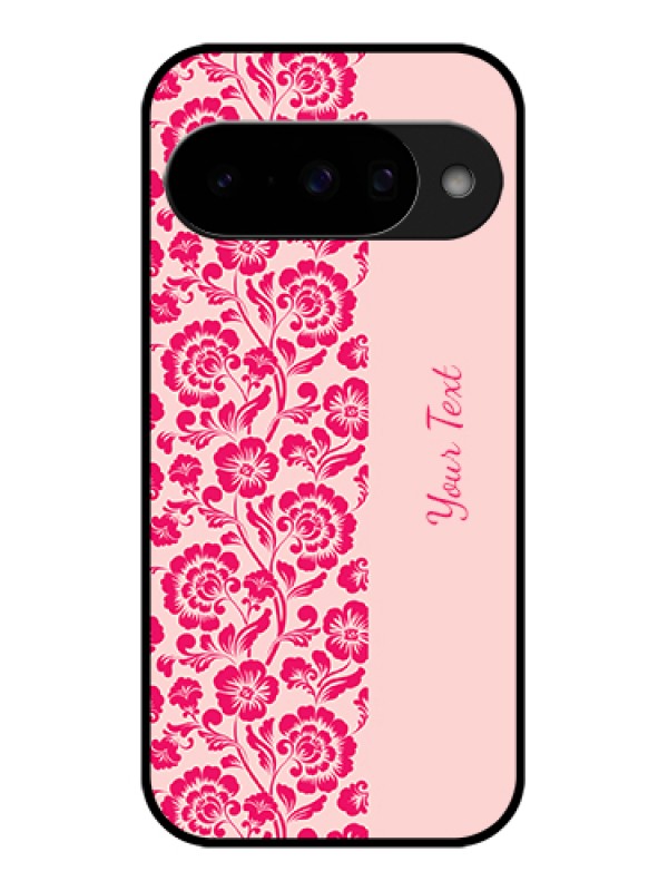 Custom Google Pixel 10 5G Custom Glass Phone Case - Attractive Floral Pattern Design