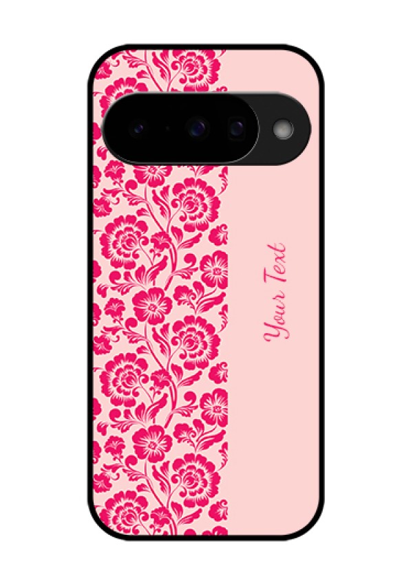 Google Pixel 10 5G Custom Glass Phone Case - Attractive Floral Pattern Design
