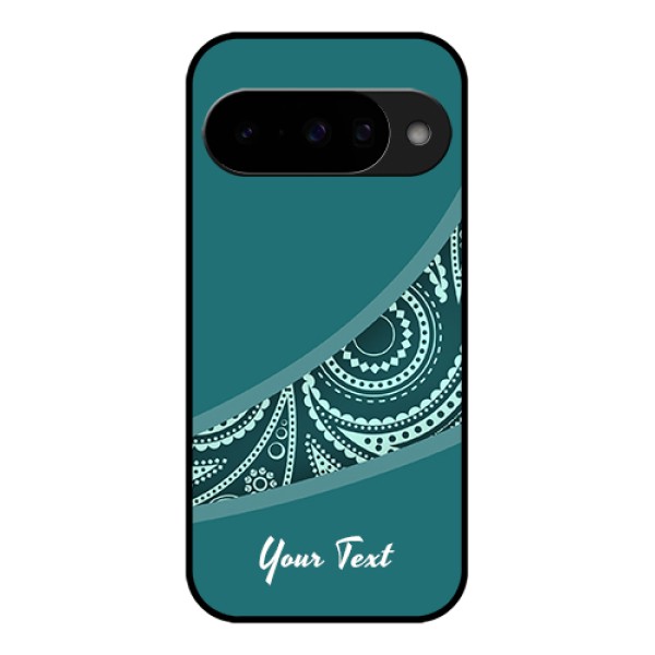 Google Pixel 10 5G Custom Glass Phone Case - Semi Visible Floral Design