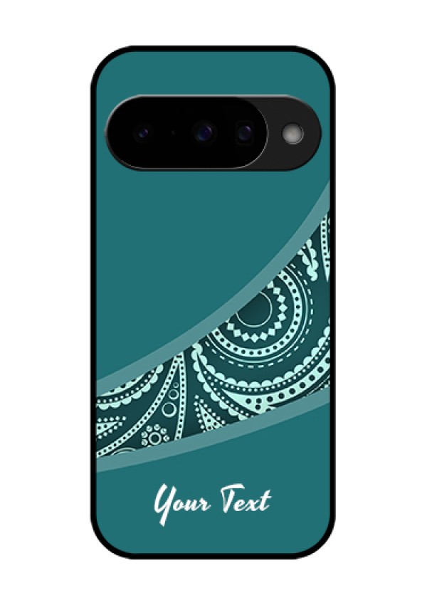 Google Pixel 10 5G Custom Glass Phone Case - Semi Visible Floral Design