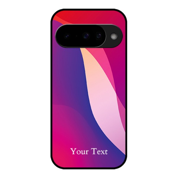 Google Pixel 10 5G Custom Glass Phone Case - Digital Abstract Overlap Design