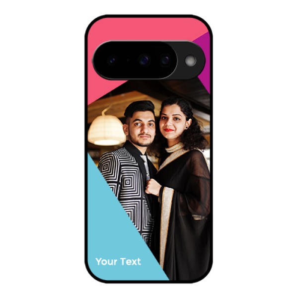 Google Pixel 10 5G Custom Glass Phone Case - Stacked Triple Colour Design
