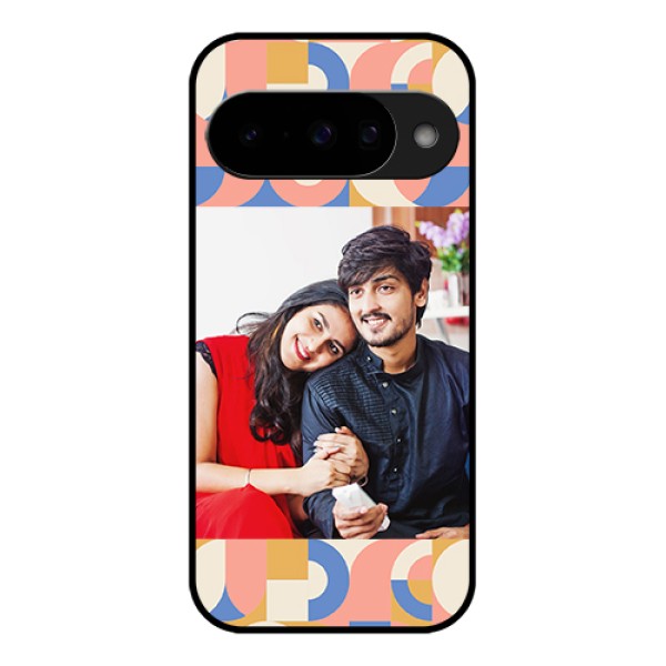 Google Pixel 10 5G Custom Glass Phone Case - Semi - Circle Maze Pattern Design