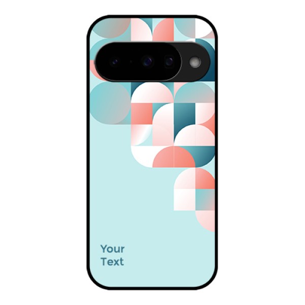 Google Pixel 10 5G Custom Glass Phone Case - Stylish Semi - Circle Pattern Design