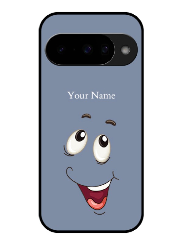 Custom Google Pixel 10 5G Custom Glass Phone Case - Laughing Cartoon Face Design