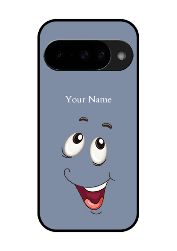 Google Pixel 10 5G Custom Glass Phone Case - Laughing Cartoon Face Design