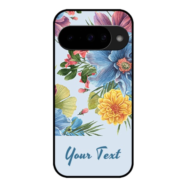 Google Pixel 10 5G Custom Glass Phone Case - Stunning Watercolored Flowers Painting Design