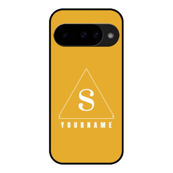 Google Pixel 10 5G Custom Glass Phone Case - Simple Triangle Design