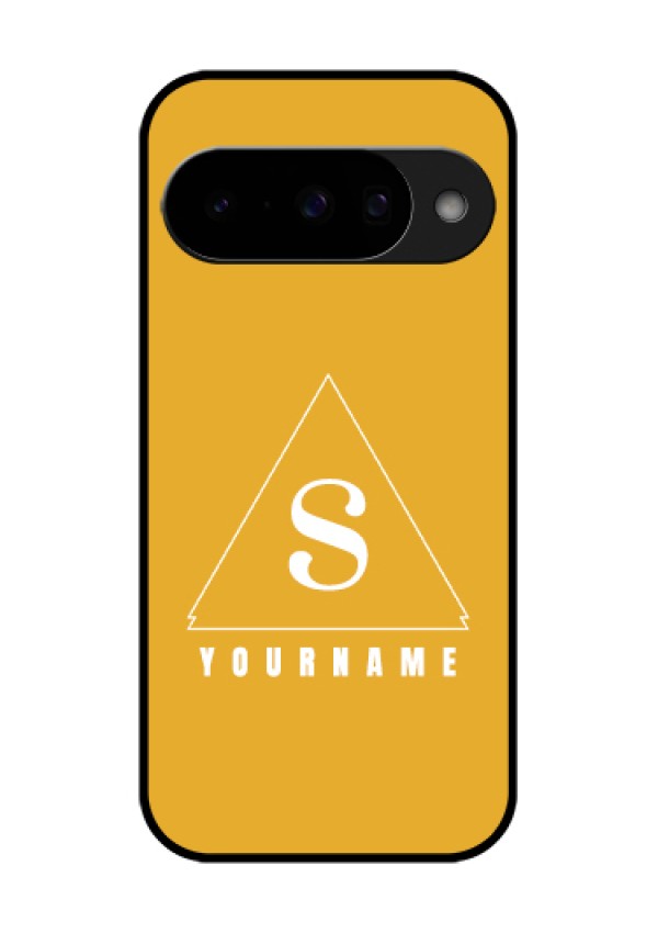 Google Pixel 10 5G Custom Glass Phone Case - Simple Triangle Design