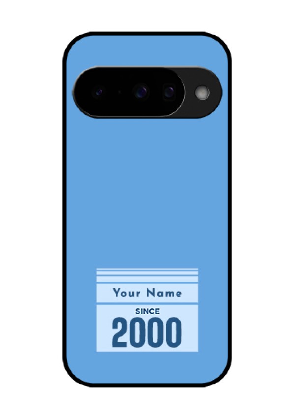 Google Pixel 10 5G Custom Glass Phone Case - Custom Year Of Birth Design