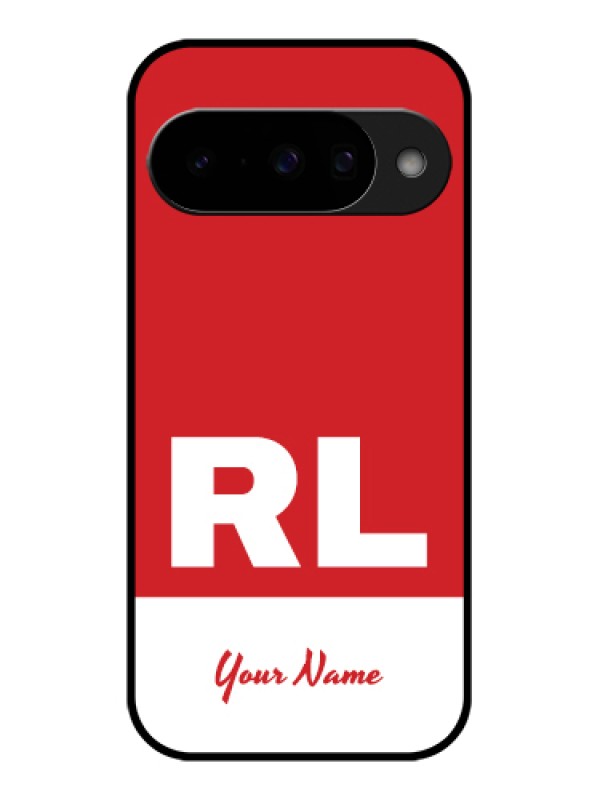 Custom Google Pixel 10 5G Custom Glass Phone Case - Dual Tone Custom Text Design