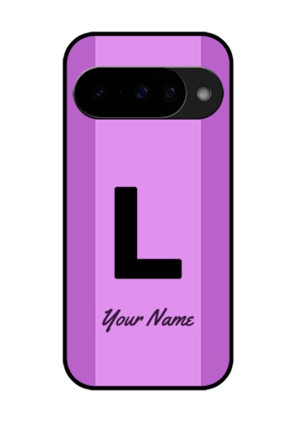 Google Pixel 10 5G Custom Glass Phone Case - Tricolor Custom Text Design