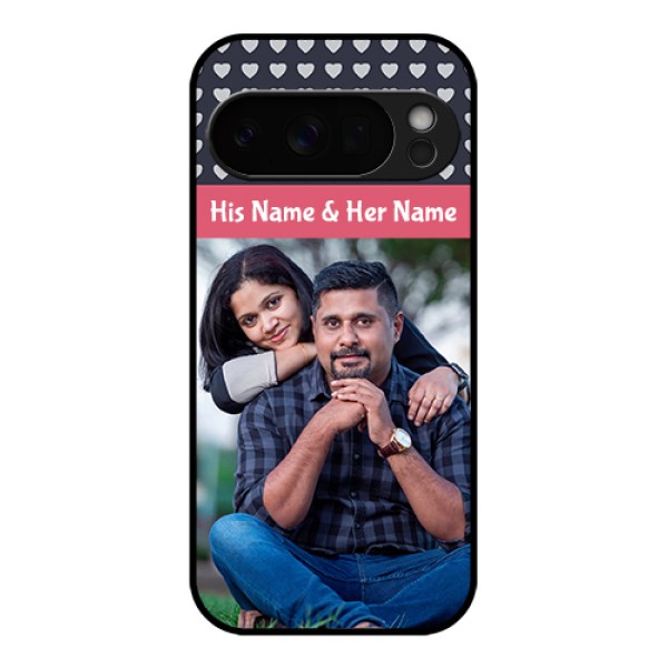 Google Pixel 10 Pro 5G Custom Glass Phone Case - Love Symbols Design
