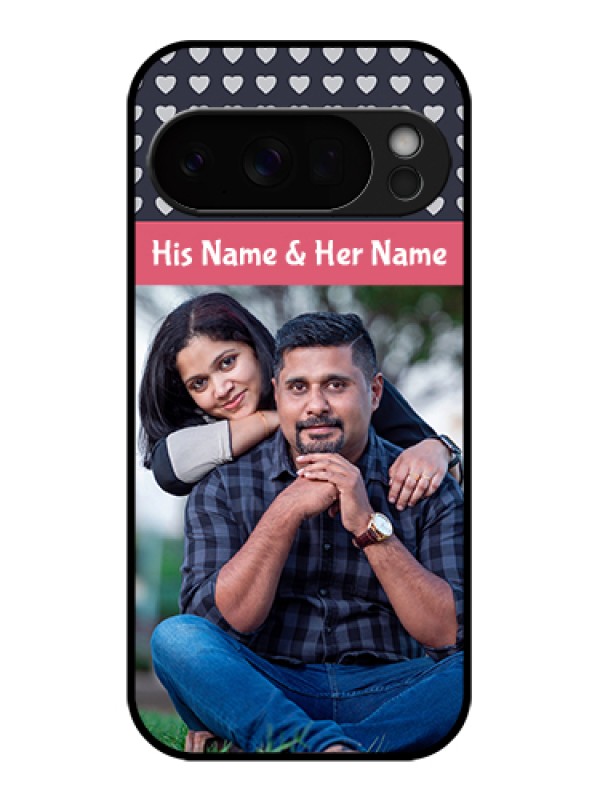 Custom Google Pixel 10 Pro 5G Custom Glass Phone Case - Love Symbols Design
