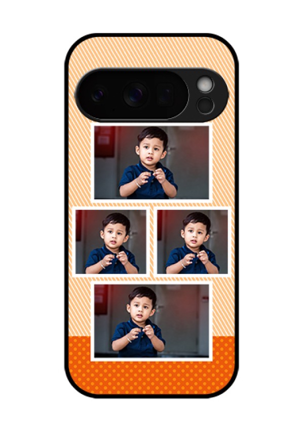 Google Pixel 10 Pro 5G Custom Glass Phone Case - Bulk Photos Upload Design