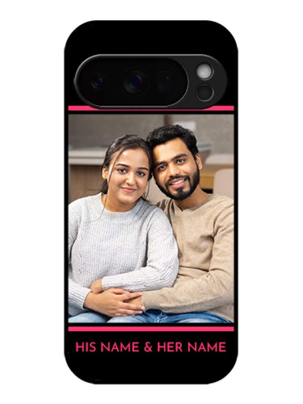Custom Google Pixel 10 Pro 5G Custom Glass Phone Case - With Add Text Design