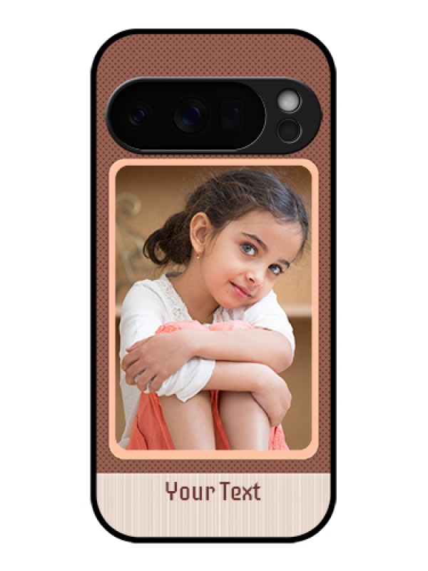 Custom Google Pixel 10 Pro 5G Custom Glass Phone Case - Simple Pic Upload Design