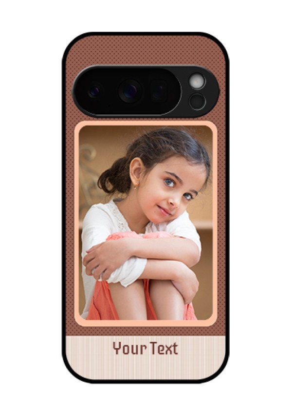 Google Pixel 10 Pro 5G Custom Glass Phone Case - Simple Pic Upload Design