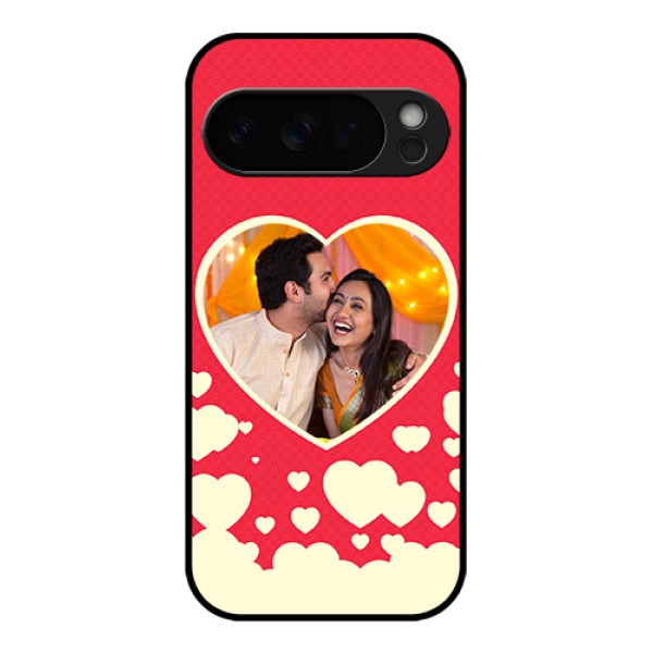 Google Pixel 10 Pro 5G Custom Glass Phone Case - Love Symbols Phone Cover Design