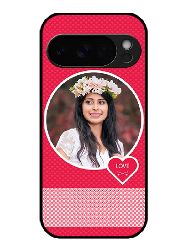 Custom Google Pixel 10 Pro 5G Custom Glass Phone Case - Pink Color Pattern Design
