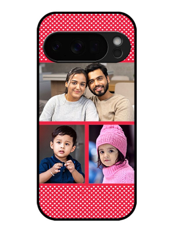 Custom Google Pixel 10 Pro 5G Custom Glass Phone Case - Bulk Photo Upload Design
