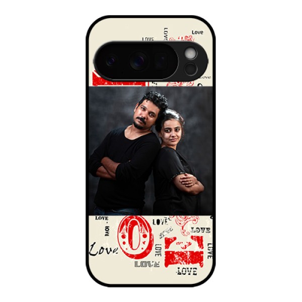 Google Pixel 10 Pro 5G Custom Glass Phone Case - Trendy Love Design Case