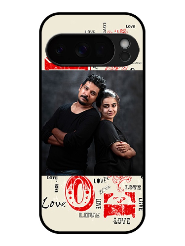 Custom Google Pixel 10 Pro 5G Custom Glass Phone Case - Trendy Love Design Case