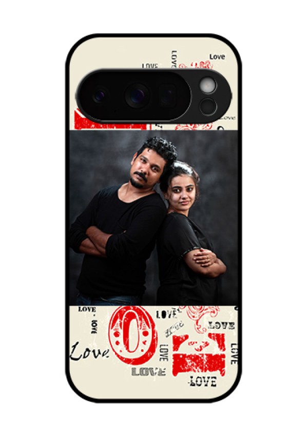 Google Pixel 10 Pro 5G Custom Glass Phone Case - Trendy Love Design Case