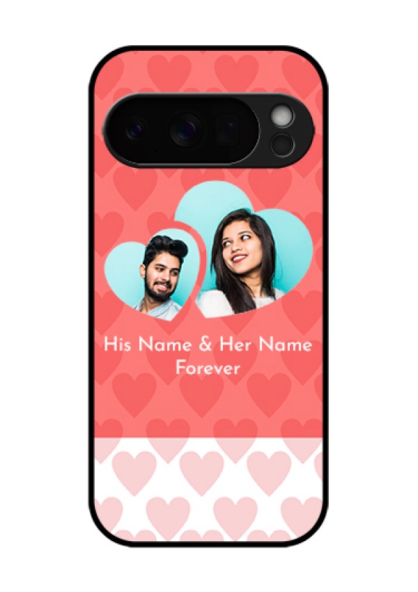 Google Pixel 10 Pro 5G Custom Glass Phone Case - Couple Pic Upload Design