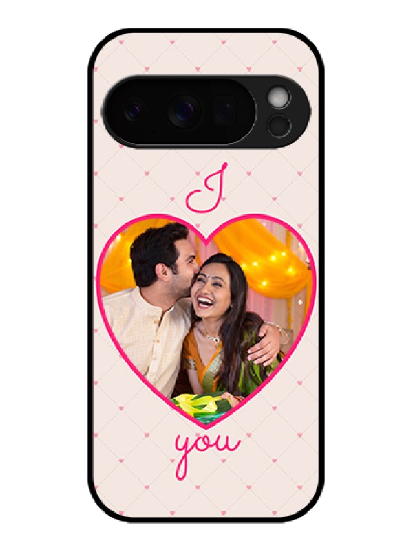 Custom Google Pixel 10 Pro 5G Custom Glass Phone Case - Heart Shape Design
