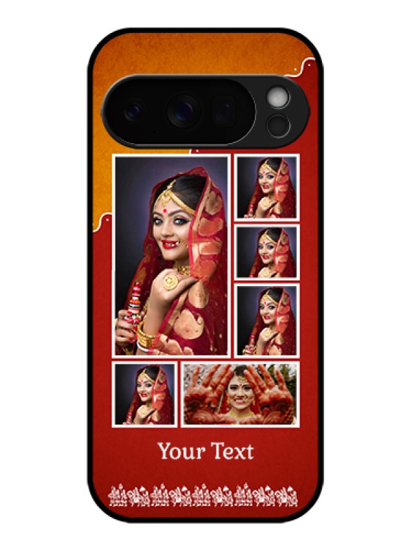 Custom Google Pixel 10 Pro 5G Custom Glass Phone Case - Wedding Pic Upload Design