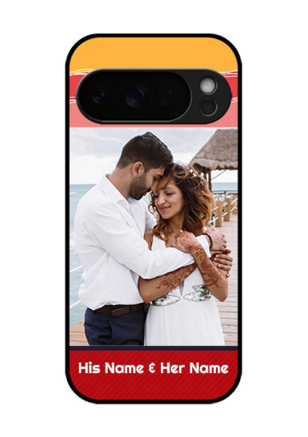 Google Pixel 10 Pro 5G Custom Glass Phone Case - Colorful Case Design