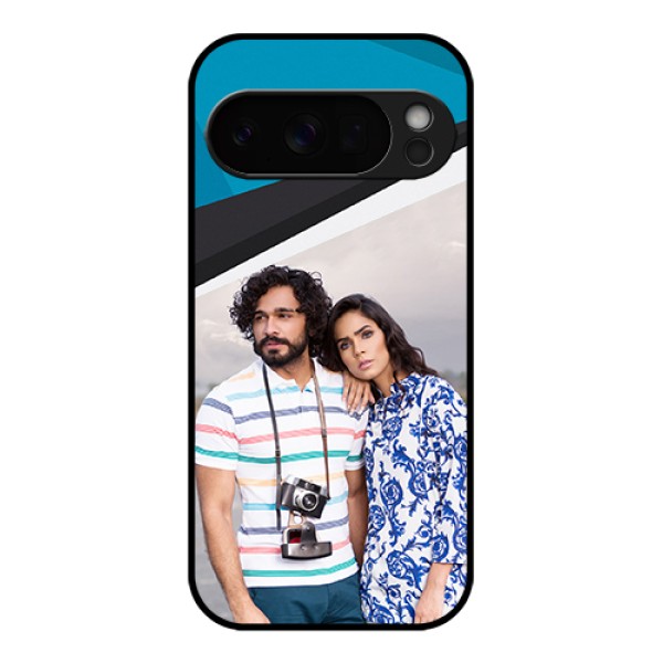 Google Pixel 10 Pro 5G Custom Glass Phone Case - Simple Pattern Photo Upload Design