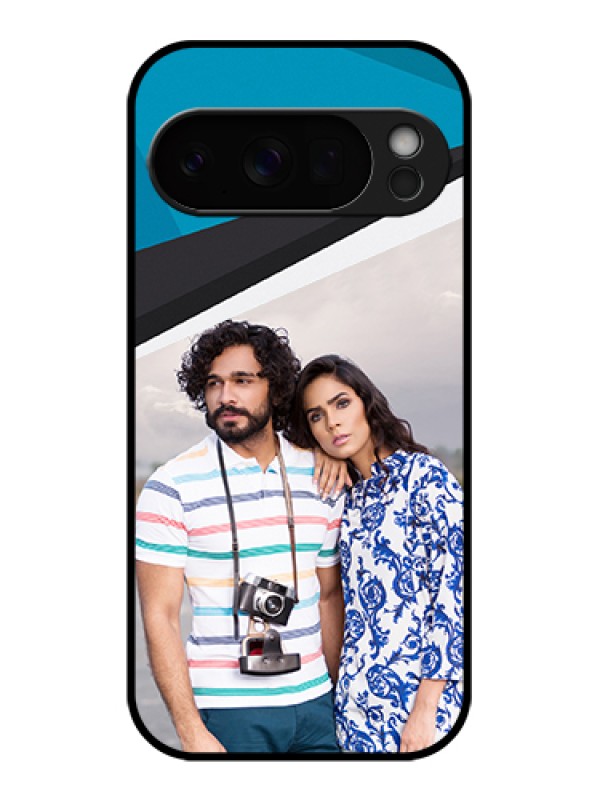 Custom Google Pixel 10 Pro 5G Custom Glass Phone Case - Simple Pattern Photo Upload Design