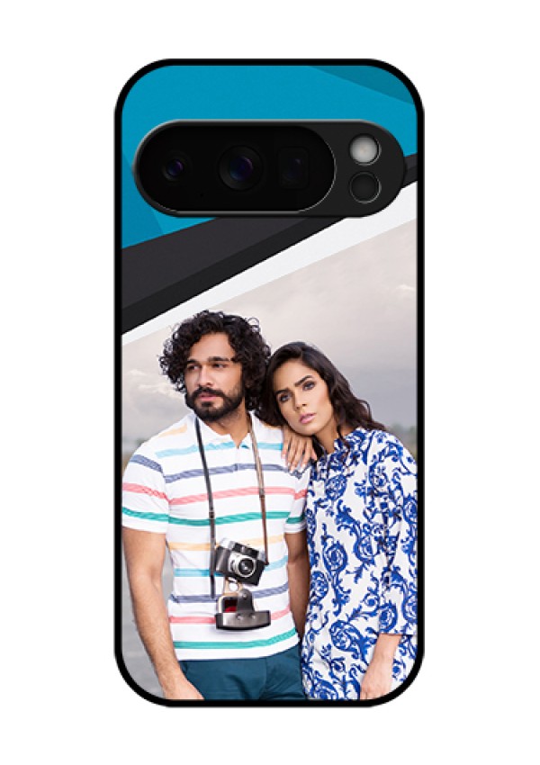 Google Pixel 10 Pro 5G Custom Glass Phone Case - Simple Pattern Photo Upload Design