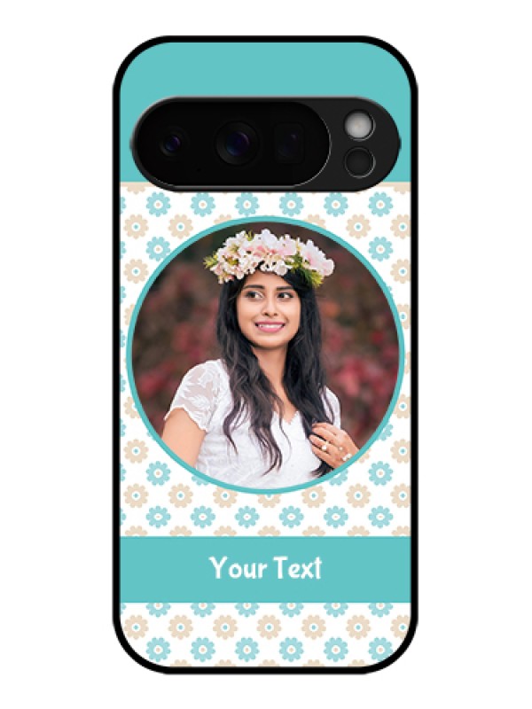 Custom Google Pixel 10 Pro 5G Custom Glass Phone Case - Beautiful Flowers Design