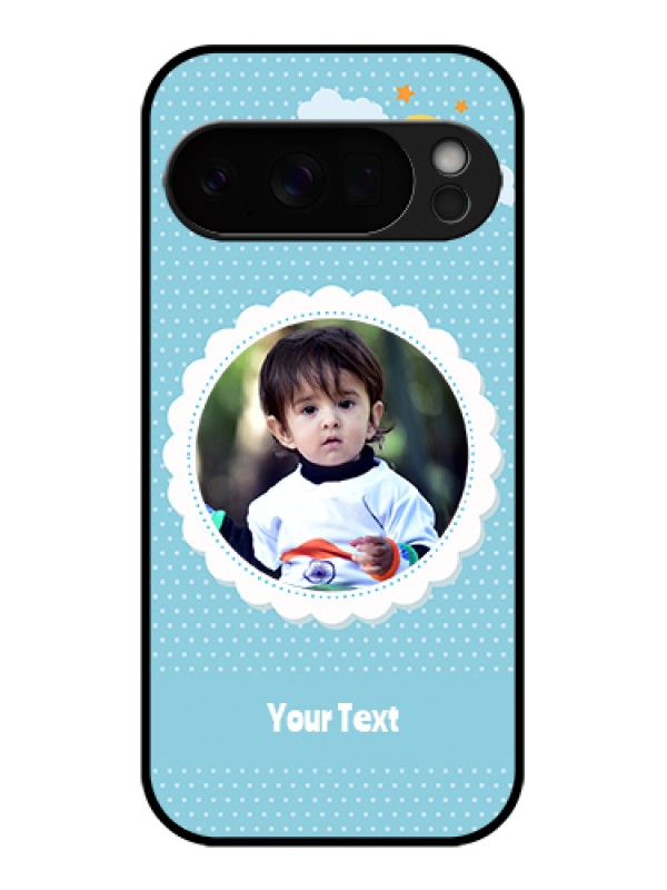 Custom Google Pixel 10 Pro 5G Custom Glass Phone Case - Violet Pattern Design