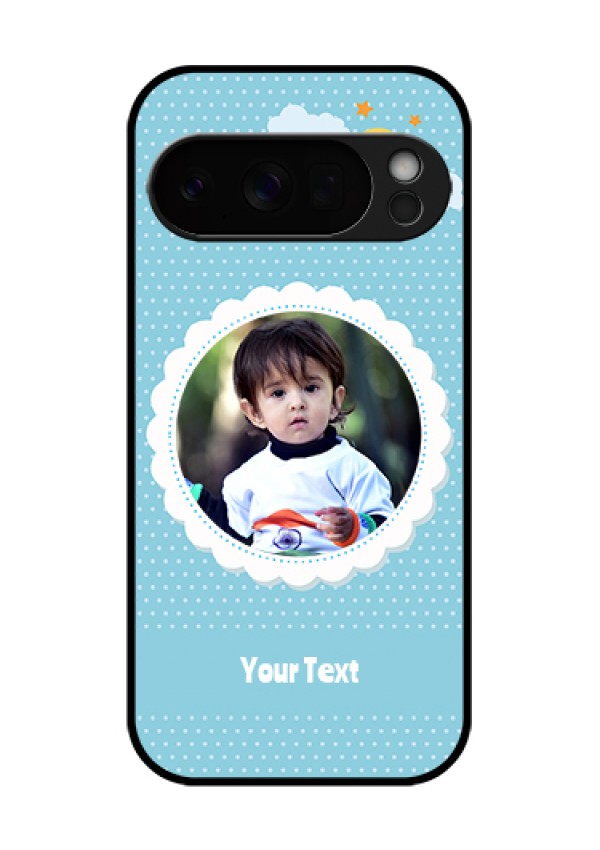Google Pixel 10 Pro 5G Custom Glass Phone Case - Violet Pattern Design